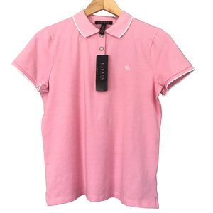 LAUREN Ralph Lauren Active Pink Polo w/ Buttons
